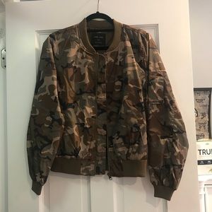 Camo Bomber Jacket